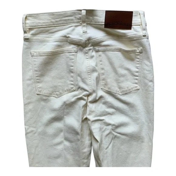 NWT J.Crew 10” Highest-Rise Skinny Jeans in White Denim Sz 26 G1975 - Picture 7 of 9